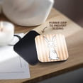 thumbnail image 4 of 3drose, White Baby Rabbit, Set of 4 Coasters - Soft, 4 of 7
