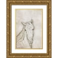 thumbnail image 1 of Murdock, Ramona 13x18 Gold Ornate Wood Framed with Double Matting Museum Art Print Titled - Her, 1 of 4