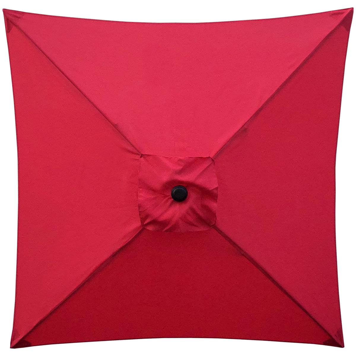 Maypex 6.5x6.5 ft. Steel Market Crank and Tilt Patio Umbrella in Red