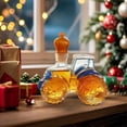 thumbnail image 6 of SQDWYGUO Decorative Whiskey Bottle - Glass Tractor Home Decor - Glass Liquor Bottle Tequila Decanter,Creative Leak-proof Empty Wine Bottle Dispenser,Green, 6 of 7