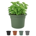 thumbnail image 5 of Bloem Posy 16" Round Resin Planter, UV-Resistant Indoor and Outdoor Pot, Basil, 5 of 5
