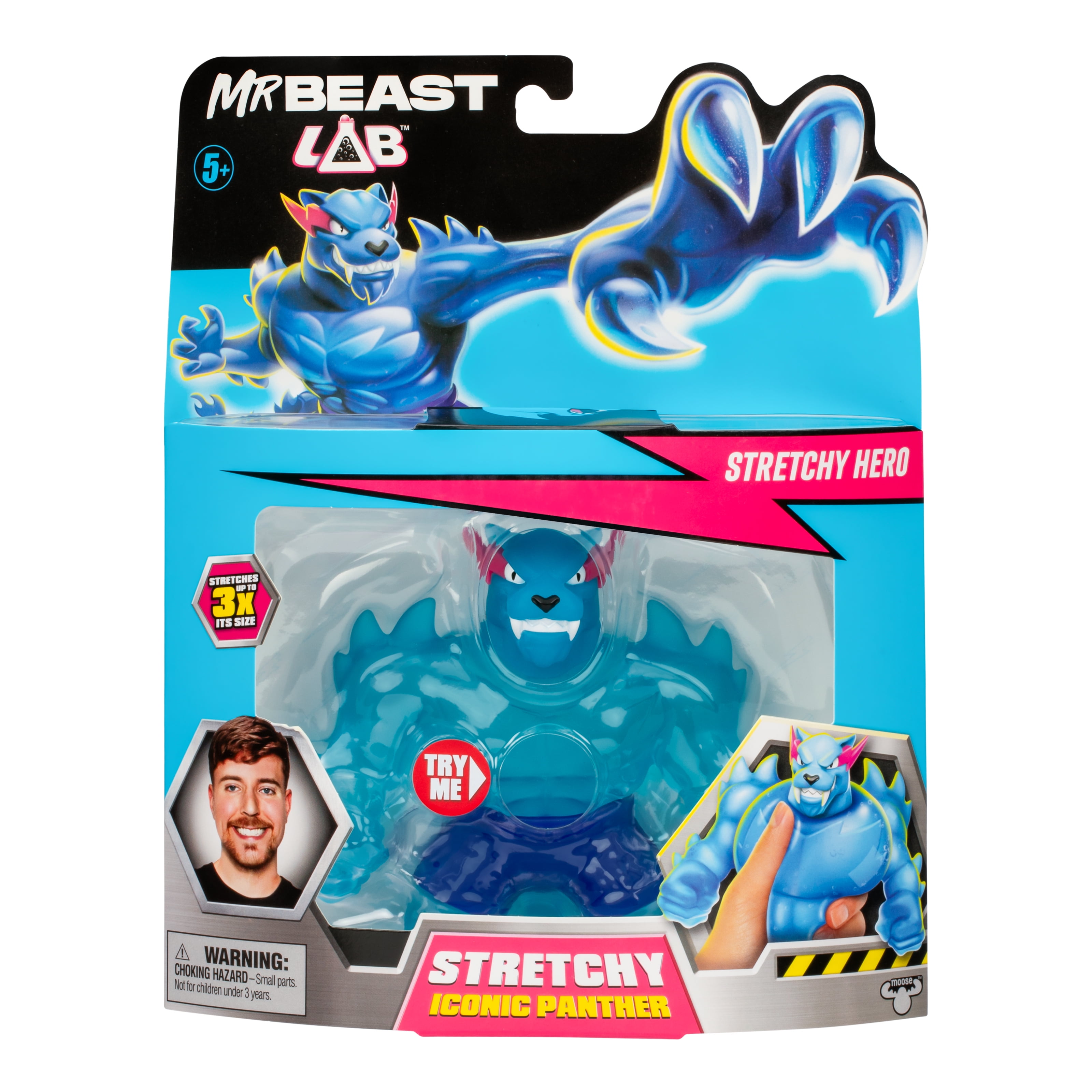 MrBeast Lab Goo Jit Zu Panther Action Figure for Toy Stores