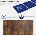 thumbnail image 4 of VIVO Vintage Brown 60 x 30 inch Universal Table Top for Sit to Stand Desk Frames, 4 of 8