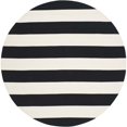 thumbnail image 1 of Safavieh Montauk Tapis Contemporain Noir - Rond 8 Pieds, 1 of 1