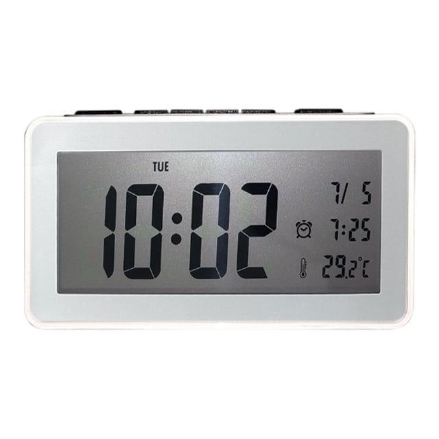 Relojes digitales Relojes de noche Relojes de mesa de escritorio blanco
