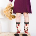 thumbnail image 5 of Honeii Red Ladybug Print Children's Colorful Socks,Unisex Kids and Toddlers' Cushioned Sock,Kids Athletic Crew Socks,for Everyday Wear and Sports, 5 of 5
