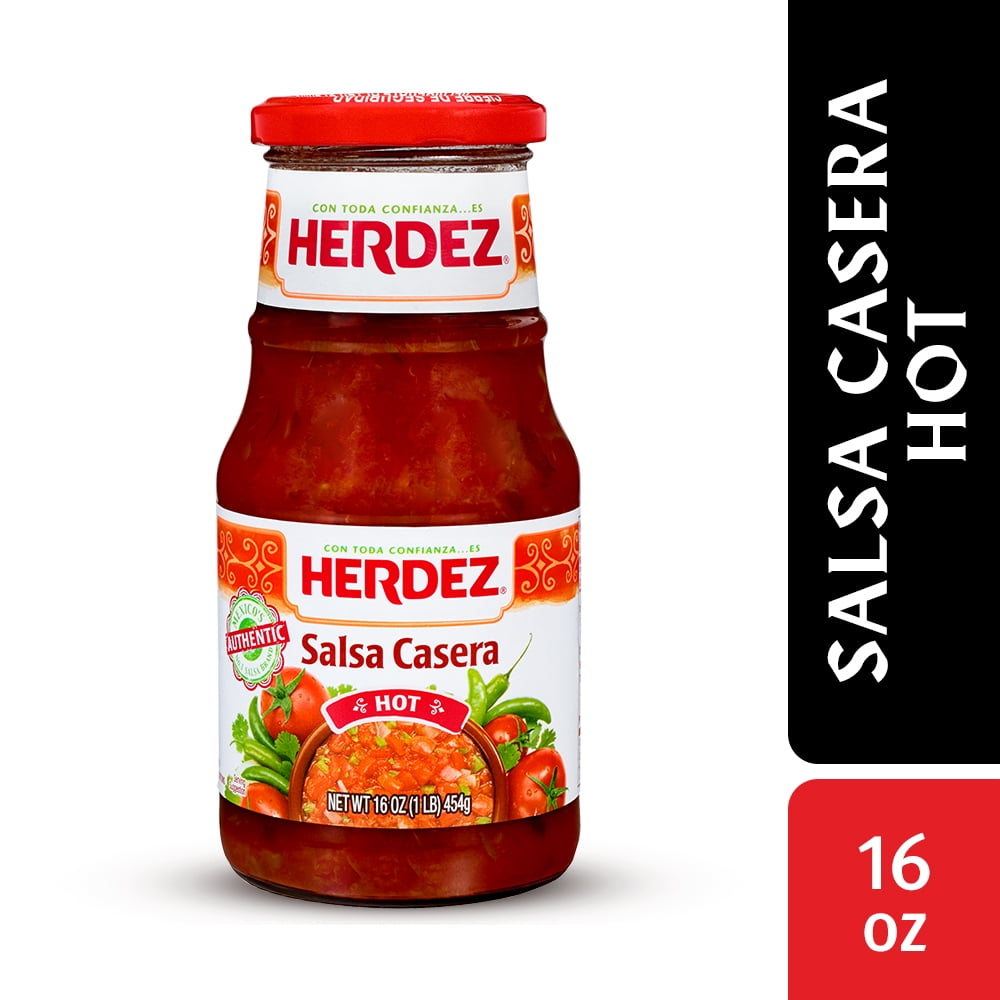 HERDEZ Salsa Casera - Hot, 16 oz