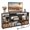Rustic Brown, variant on Modern Entertainment Center for TVs up to 55 Inch with Power Outlets, TV Stand Media Console with Open Compartment ,Rustic Brown