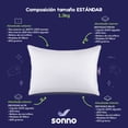 thumbnail image 2 of Almohada Hipoalergénica ajustable Sonno Estándar, 2 of 8