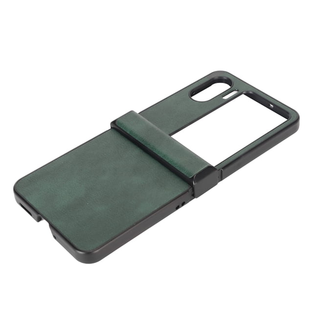 Funda plegable para teléfono Oppo Find N2 Flip, resistente a arañazos, color verde