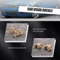thumbnail image 2 of 2X Beige Sun Visor Clip Holder Bracket 51168243575 For E46 3 Series 325 M3, 2 of 5