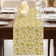 thumbnail image 3 of Table Runners 72 Inches Long Dress Scarves, Yelllow Floral Farmhouse Kitchen Table Runner, Coffee Tablerunners, Vintage Rustic Plants Flowers Spring 14x72 Inch, 3 of 9