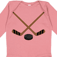 thumbnail image 4 of Inktastic Sports Hockey Sticks Boys or Girls Long Sleeve Baby Bodysuit, 4 of 5