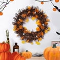 thumbnail image 4 of sruoe Halloween Decor, Halloween Decoration Indoor, Artificial Wreaths, Halloween Decoration Outdoor, Halloween Decoration, Halloween Wreaths for Front Door, Halloween Pumpkin Decoration Wreath, 4 of 7