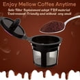 thumbnail image 5 of Reusable K Cups for Keurig, Universal Refillable Coffee Filters for Single Serve Coffee Maker, 3-Pack of Reusable Pods, Black, 5 of 9