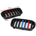 thumbnail image 2 of Front Kidney Grill Grille Matte Black & M-Color For BMW F15 F16 X5 X6 2014-2017, 2 of 7