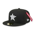 thumbnail image 3 of Men's New Era x Alpha Industries  Black Houston Astros 59FIFTY Fitted Hat, 3 of 5