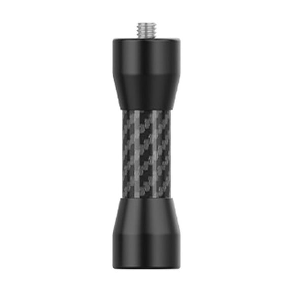 Carbon 1/4in Camera Screw Extension Rod Selfie Compatible for DSLR Camera Tripod Monopod Light Stand