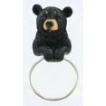 thumbnail image 2 of Hugo The Helper Black Bear Towel Holder Decoration DWK, 2 of 2