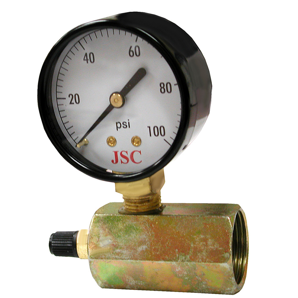 100 PSI Gas Test Gauge Assembly ,PartNo G64100 JonesStephens