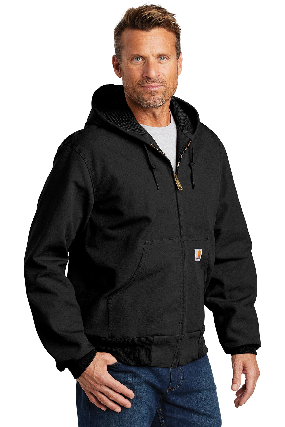 Carhartt Men's J131 Thermal Lined Hooded Duck Active Jacket 