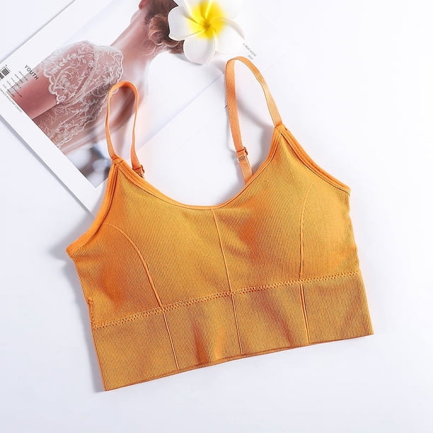 Hermoso sujetador camisola inalámbrico con espalda envuelta para mujer, sin costuras, para estudiantes femeninas, ropa interior para mujer