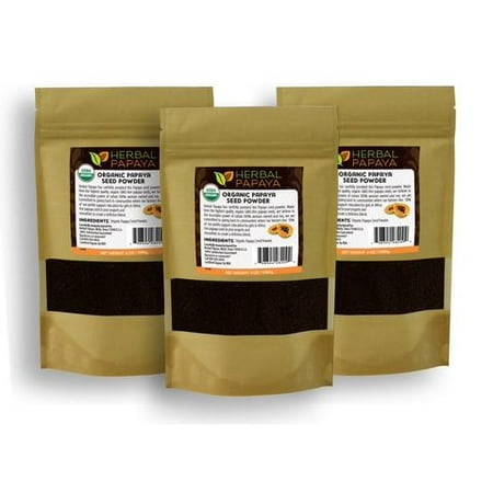 Case, Papaya Seed Powder - 100% Organic, 6 / 4 oz Bags