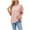 Pink, variant on Scyoekwg Womens Short Sleeve Shirts Trendy Womens Summer Fashion Ladies Blouses Dressy Casual Cute T Shirts Womens Western Clothing Loose Short Sleeve Tops
