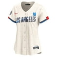 thumbnail image 2 of Women's Nike Yoshinobu Yamamoto Cream Los Angeles Dodgers 2024 City Connect Limited Player Jersey, 2 of 3