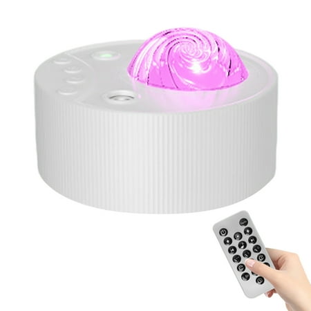 

Star Projection Light with Remote Control and Decompression Music for Room Decor White
