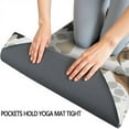 thumbnail image 3 of Cute Doberman and Dog Footprint Hot Yoga Mat Towel Non Slip for Hot Yoga - Quick-Drying Yoga Mat Cover with 4 Corner Pockets with Travel Bag - Hot Yoga Towel Non Slip 74"x26", 3 of 6