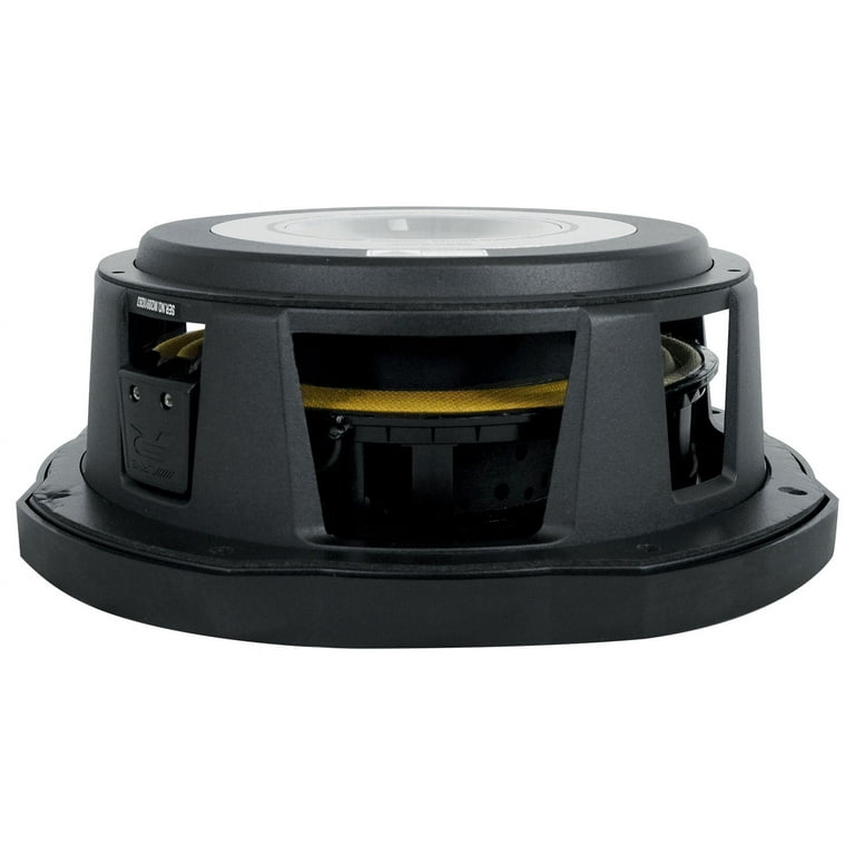 Alpine RS-W10D4 10" 1800W Dual 4-Ohm Slim Car Subwoofer - Shallow Mount For Bass