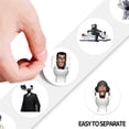 thumbnail image 5 of Buy 2 get 10% off 200 Pieces Of Stickers Roll Stickers Roll Tape Creative Notebook For Decorating Laptop Luggage Stickers, 5 of 5