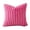 A002- Hot Pink, variant on Faux Faux Fur Throw Pillow, Faux Faux Fur Pillow Covers, 18X18 in, Hot Pink, Square Pillow Covers, Textured Ribbed Surface, Living Room decor, Bedroom Accents, 1 Pc