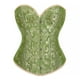 thumbnail image 1 of Prolriy Corset Tops para Mujer, Conjuntos de Corsé Bustier para Mujer, Cintura de Satén Negra, Tops Góticos de Talla Grande, Tops para Mujer, Verde M, 1 of 4
