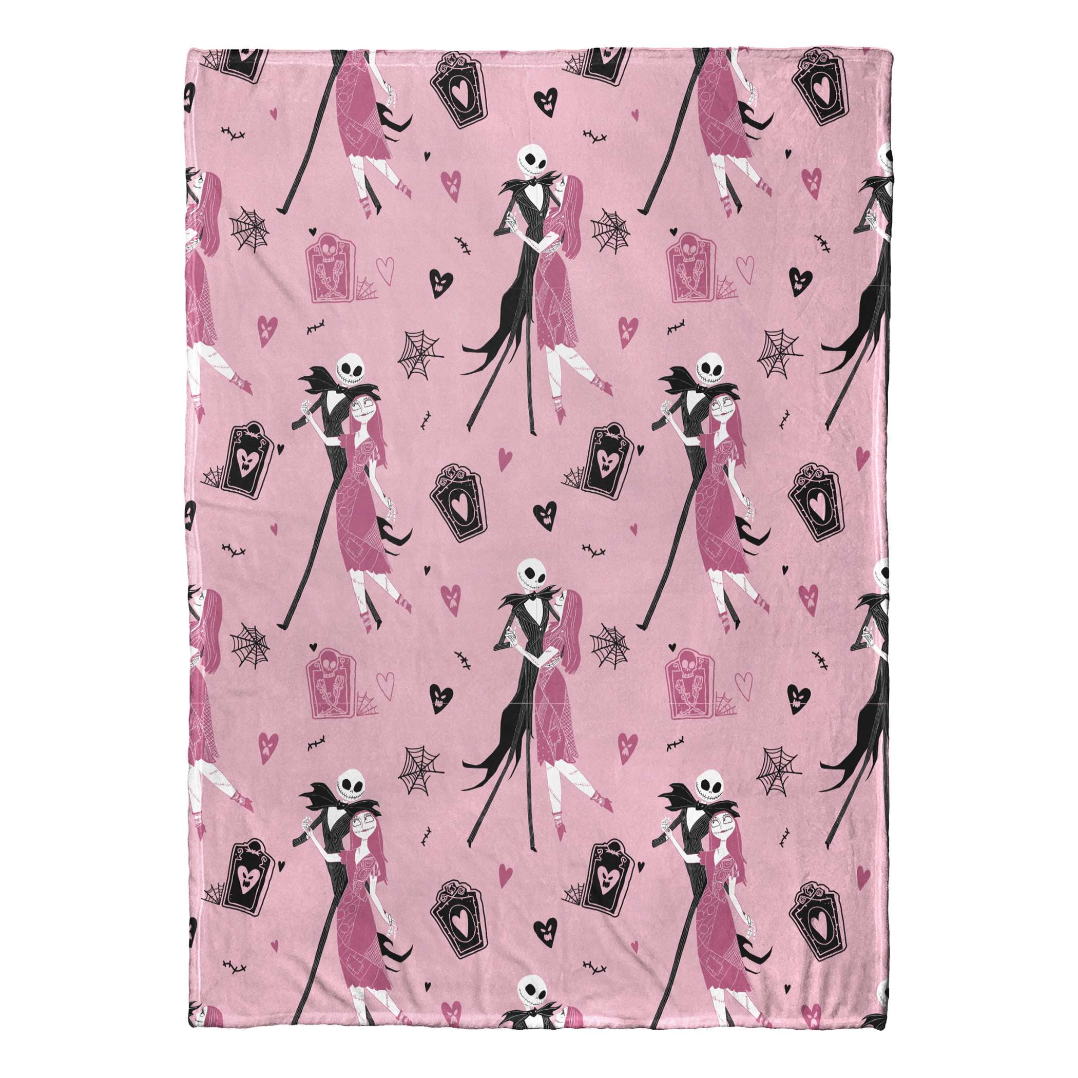 Nightmare Before Christmas Disney Misfit Tango Silk Touch Throw Blanket 50x70 Inches