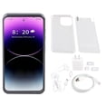 thumbnail image 1 of I14pro Max Pantalla de 6,7 pulgadas 4G Smartphone para Android 12 4G 128G Dual Sim Teléfono desbloqueado 4000mAh Batería 100-240V Negro Enchufe de EE. UU., 1 of 8