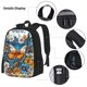 thumbnail image 3 of Fotbe Spring Butterfly Flowers Set Escolar 3 en 1 para Niños - Mochila Duradera con Lonchera Aislante y Estuche para Lápices - Mochila Escolar para Niños y Niñas, 3 of 7