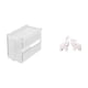 thumbnail image 1 of caso de tejido,Caja de almacenamiento de papel higiénico para montaje en pared,Soporte de pared acrílico para papel higiénico y toallas,Escultura de elefante,Esculturas de elefantes de, 1 of 8