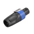 thumbnail image 3 of Conectores de adaptador de altavoz SpeakOns hembra, enchufe de altavoz de 4 polos con bloqueo por torsión, compatibles con Speakons 6 piezas, 3 of 4