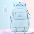 thumbnail image 2 of gcong Lightweight School Backpack With Comfortable Straps For Daily Use And Travel Light Blue, 2 of 3