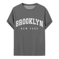 thumbnail image 3 of Huesdet T-Shirts Graphiques en Coton pour Hommes Col Rond Athlétique Course Gym Manches Courtes T-Shirts pour Hommes (Gris, TG), 3 of 6