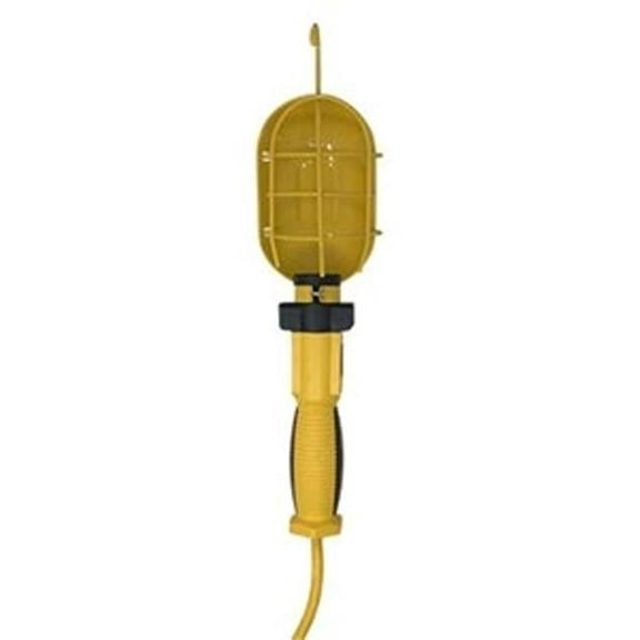 25 ft. 100W 14-3 Utility Trouble Light, Yellow