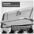 thumbnail image 4 of Feasto 5-Burner Propane Gas Grill, 48000 BTU Whole Stainless Steel Outdoor Grill with 2 Side Tables, Silver, 4 of 10