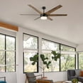 thumbnail image 5 of C Cattleya 70 in.Indoor Antique Woodgrain/Black Ceiling Fan Integrated LED Light Kit with Remote Control, 5 of 9
