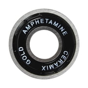 Amphetamine Skateboard Longboard Speed Bearings Set of 4 Pre-Lubricated Ceramic Gold