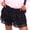 Black 02, variant on Women Lace Ruffle Bloomer Skirt Frill Tiered Short Skater Skirts Flowy A Line Mini Underskirt