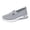 Grey, variant on 2026 Women's Breathable Knit Slip-On Walking Shoes, Comfortable Sneakers, Lightweight Orthopedic Casual with Arch Support for Summer Daily Wear, Purple