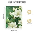 thumbnail image 2 of Nawypu   Flower Canvas Wall Art White Lily Floral on Green Picture Painting Giclee Print Artwork Framed Bedroom Bathroom Decorations Ready to Hang Each Panel, 2 of 5