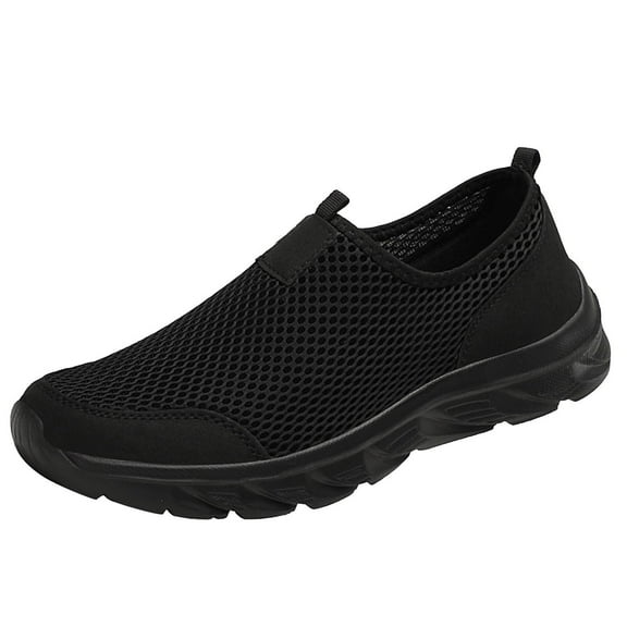 NOKIO Men'S Comfortable Driving Shoes Fashion Spring And Summer Men Sports Shoes Flat Bottom Lightweight Mesh Breathable Slip On Comfortable Solid Color Simple Features: